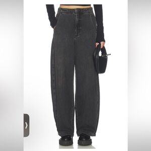 Lottie High Rise Relaxed Bowed Jeans PISTOLA wide leg Jean